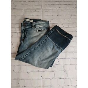 Gap Womens Size 10 Low Rise Cropped Jeans Stretch Denim Light Wash